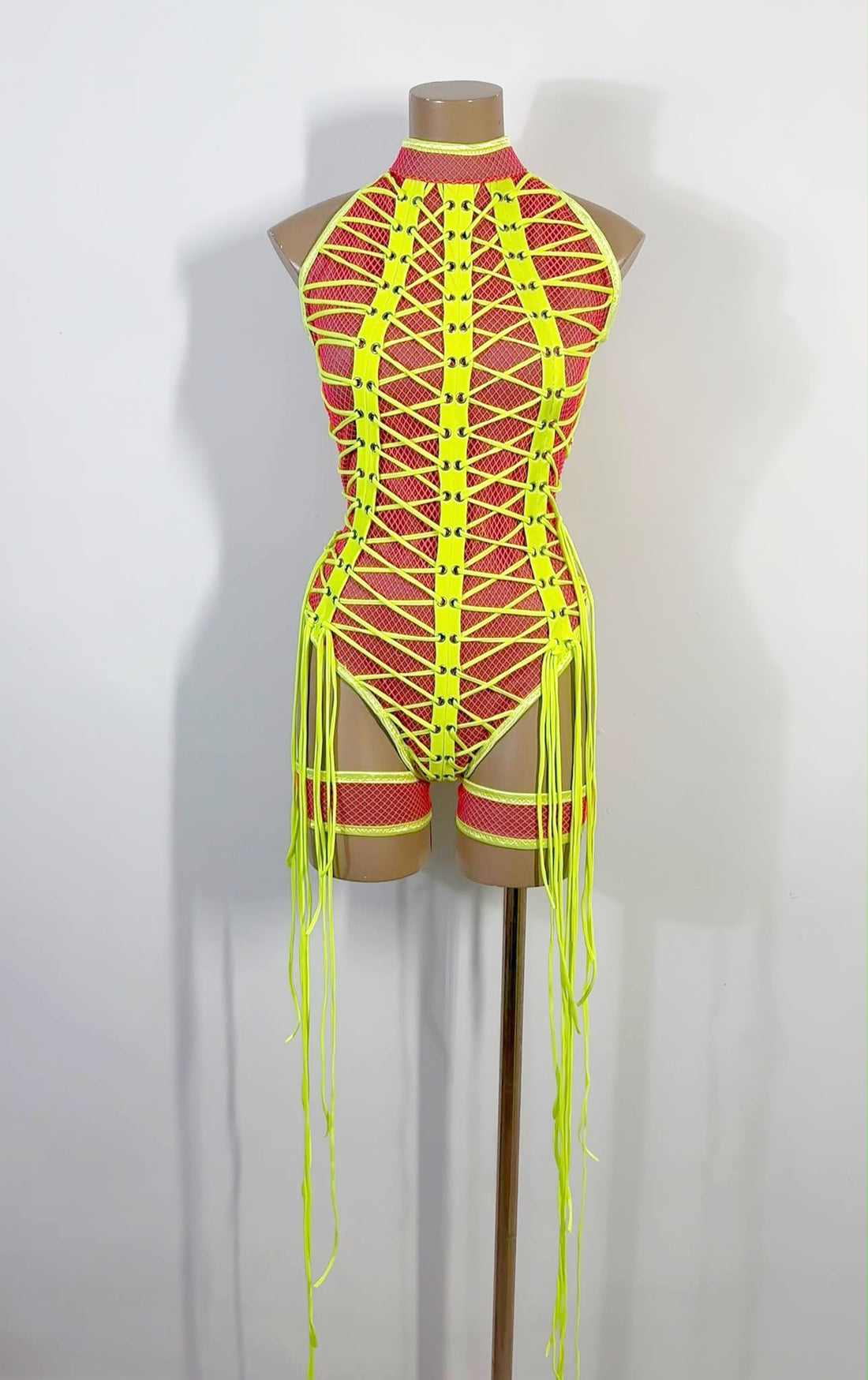 Neon rivet and wrapped